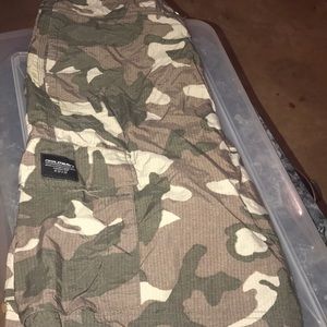 Camo swim trunks